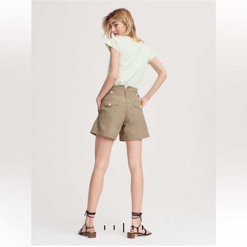 Rag & Bone Glenn paperbag waist shorts Size 8 - Picture 5 of 13